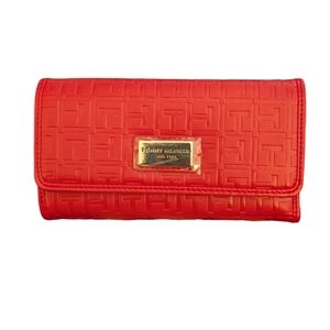 Tommy Hilfiger Red Leather Wallet